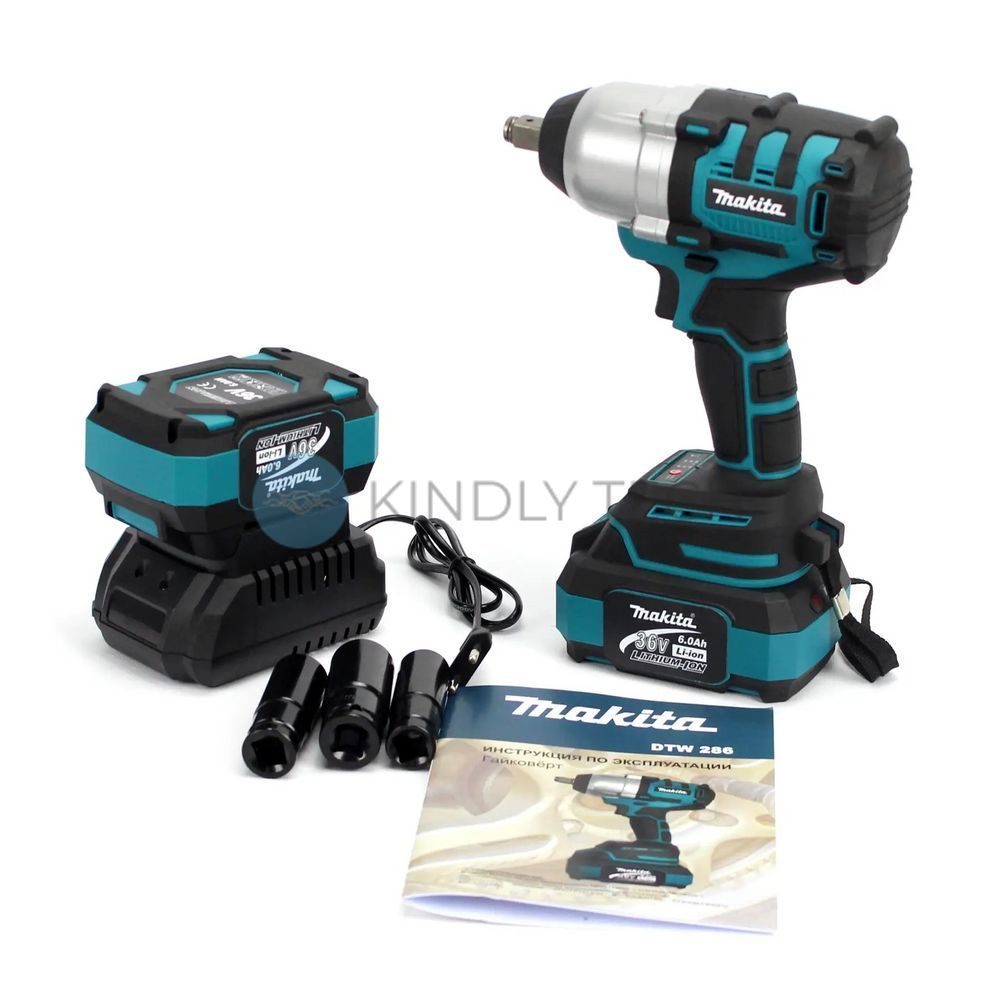 Акумуляторний гайковерт Makita DTW286 (36V, 6AH)