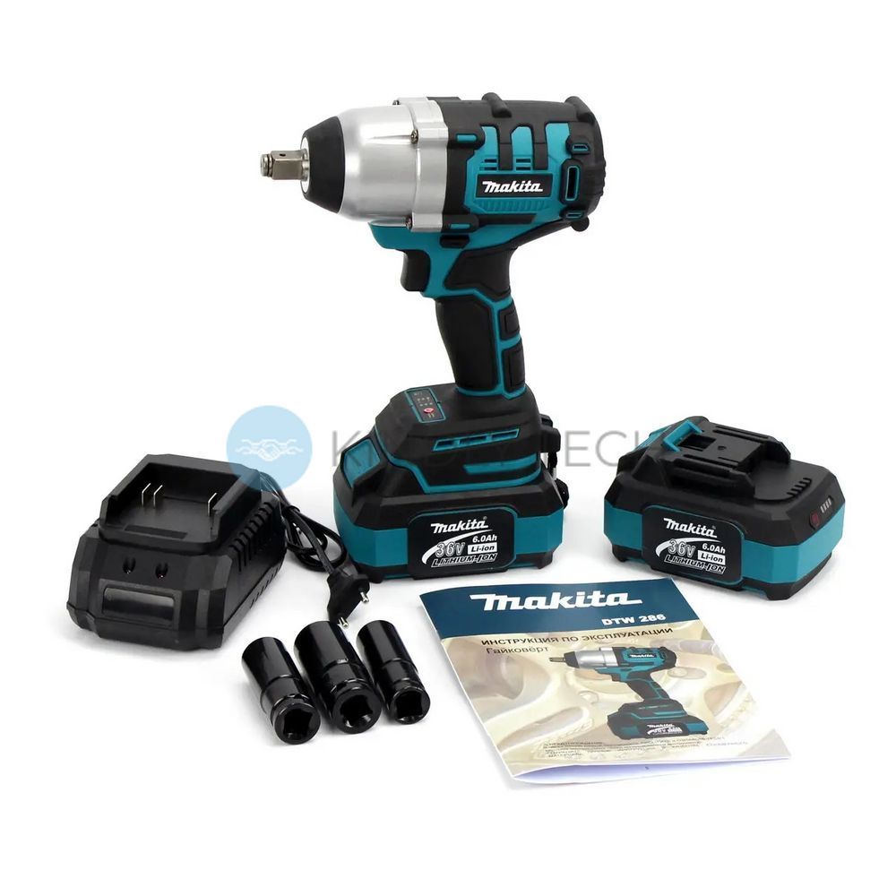Акумуляторний гайковерт Makita DTW286 (36V, 6AH)