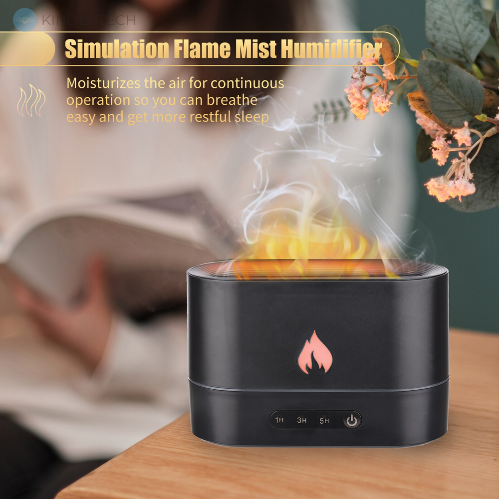 Ультразвуковий аромадифузор з імітаційним ефектом вогняного полум'я