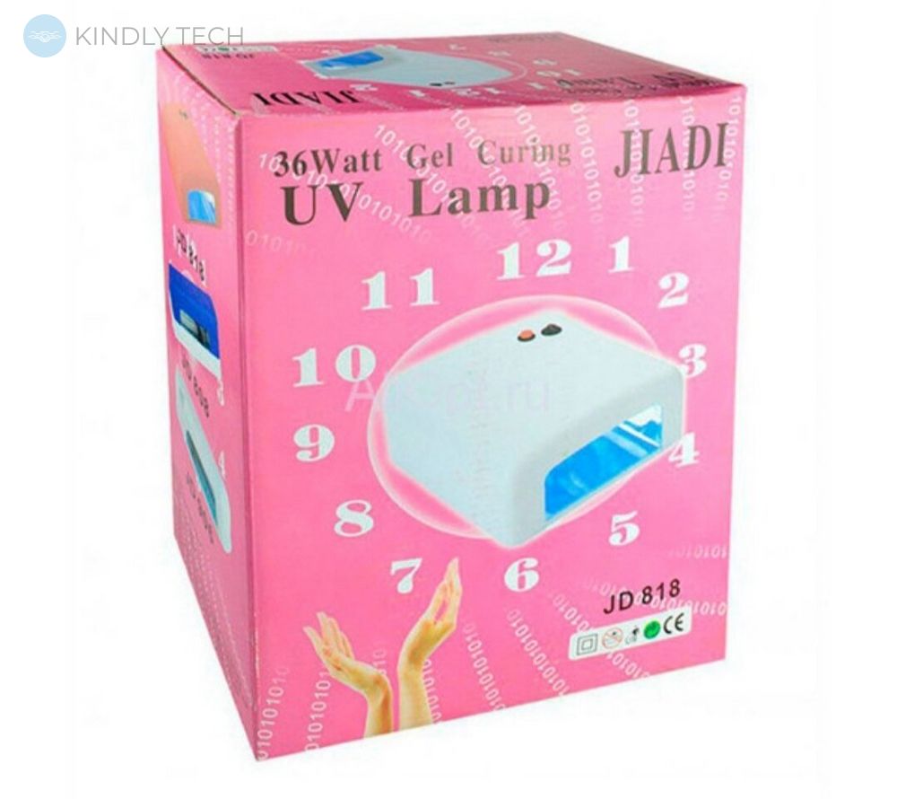 Лампа сушарка для манікюру UV Lamp JD-818 /36W