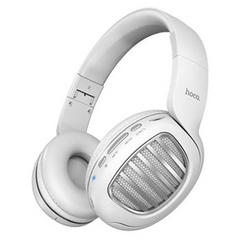 Накладні бездротові навушники Hoco W23 Brilliant sound — White