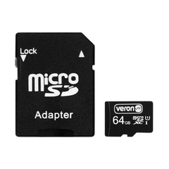 Карта памяти Memory Card 64GB — Veron microSDXC (UHS-1) class 10 with adapter