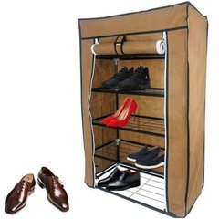 Складной тканевый шкаф для обуви FH-5556, Brown