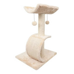 Домик-лежанка для котов с когтеточкой и игрушками CatBed-06