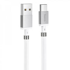 Кабель USB C 2.4A (1m) — Hoco U91 Magnetic — White
