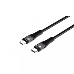 Кабель USB C to Lightning 27W (1.2m) — Veron CL01 Nylon LED — Blue