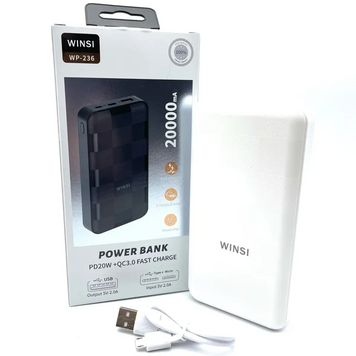 Повербанк Power bank WINSI WP236 20000mAh PD20W