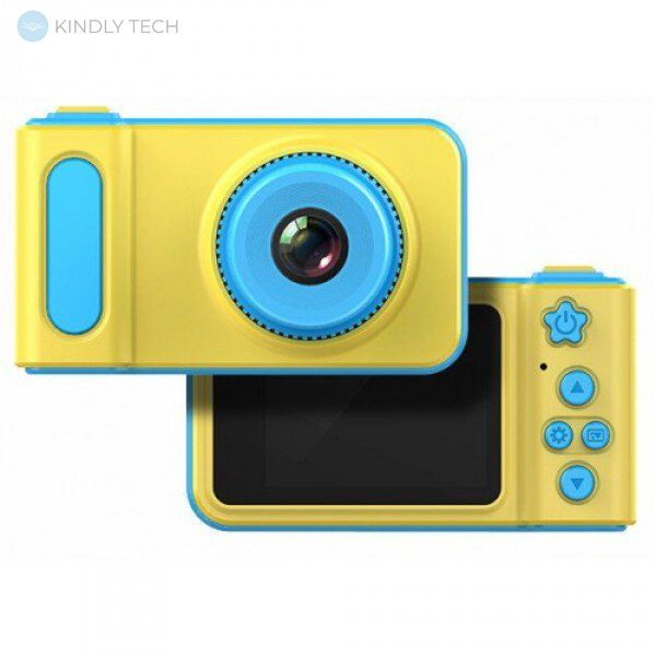 Дитячий фотоапарат з екраном Smart Kids Camera V7, Blue