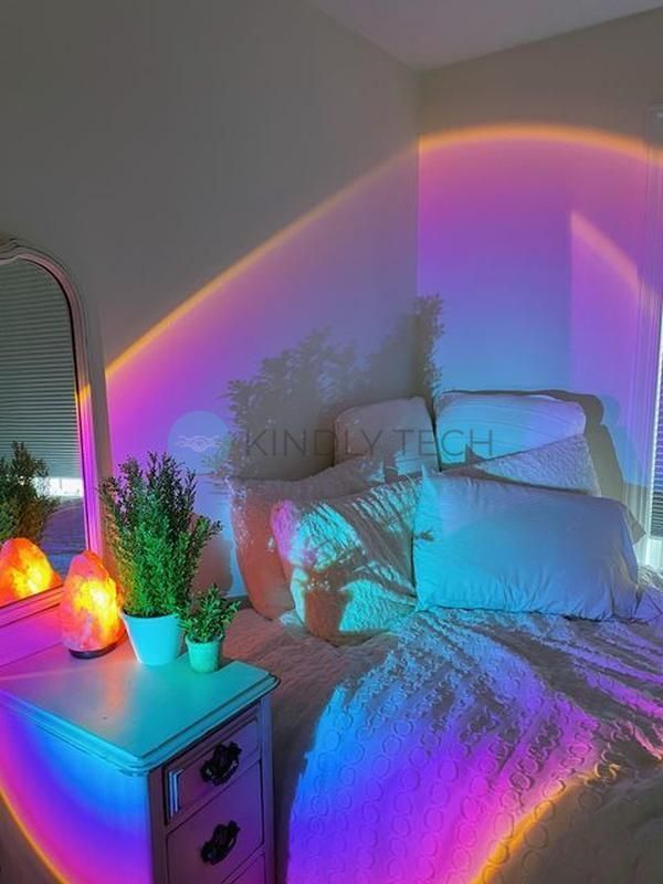 Лампа Rgb Sunset Floor Lamp Sunset Rainbow