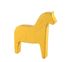 Деревянная лошадка Дала (жёлтая), Жёлтый