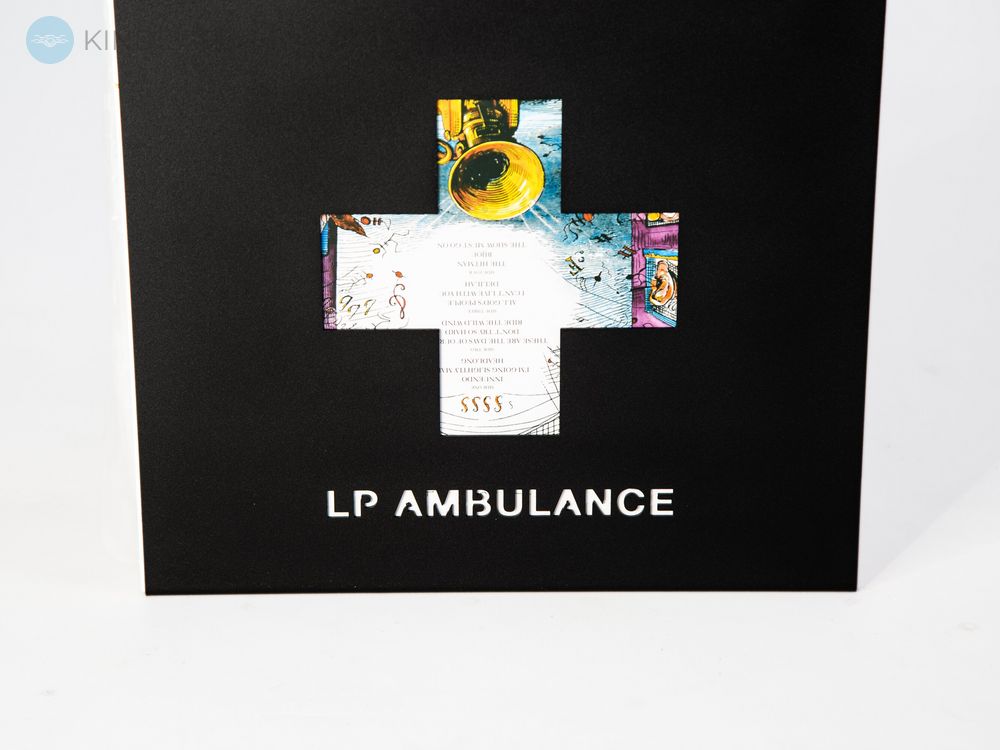 Металлический контейнер - стойка для пластинок «LP Ambulance», Чорний