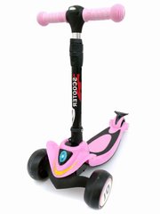 Самокат дитячий триколісний Scooter F4 Рожевий