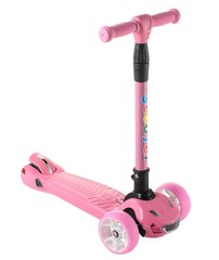 Самокат дитячий Scooter ARG-2020 триколісний, Рожевий