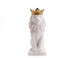 Бюст Льва с короною (белый), Белый