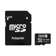 Карта памяти Memory Card 16GB — Veron microSDHC (UHS-1) class 10 with adapter