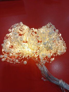 Гирлянда жемчужный водопад 9м 90LED , NR42, цвет - белый