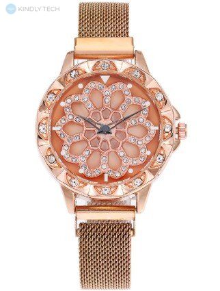 Жіночі подарункові годинники Rotation Watch Рожеві