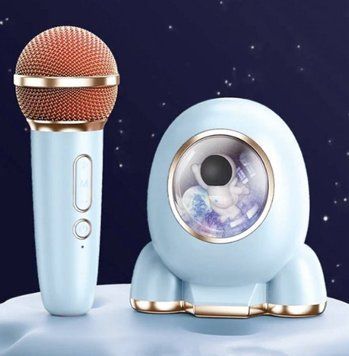 Портативная Bluetooth колонка для караоке и вечеринок MC-009 с микрофоном