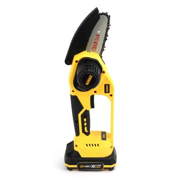 Аккумуляторная мини пила DeWalt DCM160N (24V, 4Аh), шина 10 см