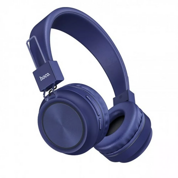 Накладні бездротові навушники Hoco W25 Promise &mdash; Blue