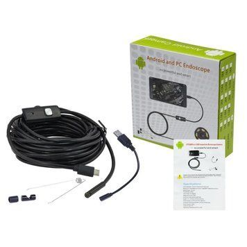 Камера ендоскоп Android та PC Endoscope гнучка USB-камера, 2 метра