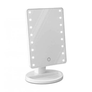 Зеркало для макияжа с подсветкой настольное 16 LED MIRROR