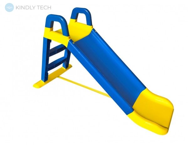 Гірка дитяча Doloni ігрові комплекси (140 см.), Жовтий-синій