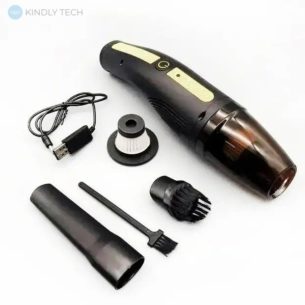 Автомобільний пилосос ручний для машини Vacuum Cleaner HY-05 USB