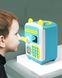 Електронна сейф-скарбничка з кодовим замком і датчиком руху face recognition moneybox, Блакитна