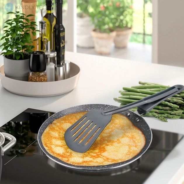 Сковорода для млинців з гранітним покриттям + лопатка (25 см) Maestro MR-1212