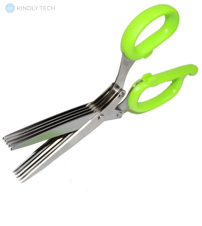 Кухонные ножницы для нарезки зелени 10 лезвий