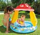 Дитячий надувний басейн Intex "Грибочок" з надувним дном (102х89см)