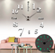 Большие настенные часы Horloge 3D DIY, Кварц флуоресцентный