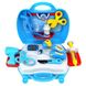Детский набор доктора с чемоданчиком Doctor Toy (со световыми эффектами) на 18 предметов