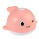 Іграшка для купання Light Spouting Whale Кіт з фонтанчиком та LED підсвічуванням, Рожевий