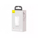 Мережевий зарядний пристрій 65W | GaN2 | 1U | 1C - Baseus (CCGAN2L-B) Lite Quick Charger - White
