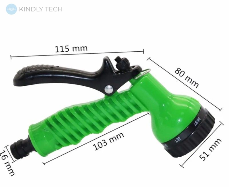 Ручний пістолет розпилювач 1/2", на 7 режимів