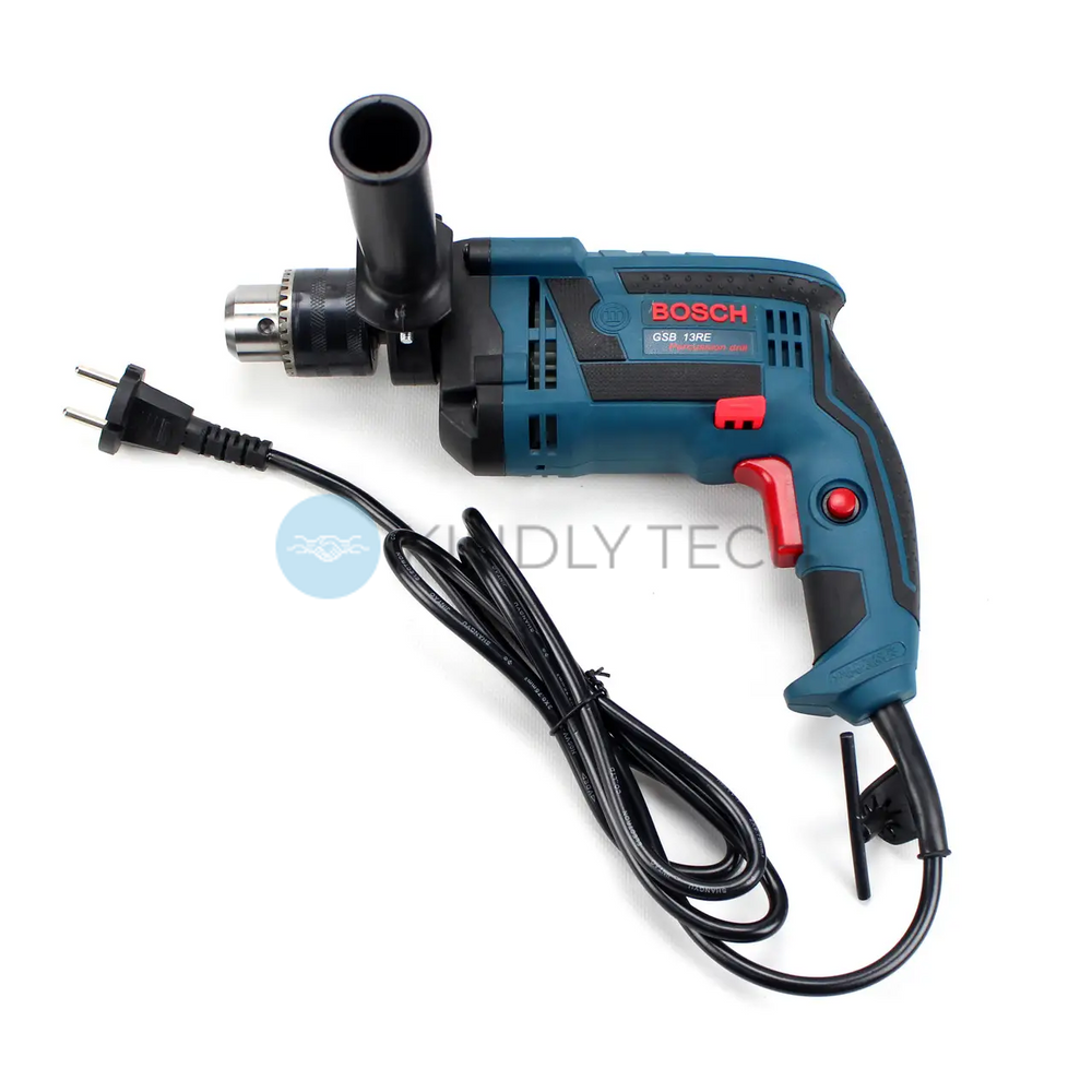 Ударная дрель Bosch GSB 13 RE (710 Вт, 0-3150 об./мин.) с набором сверл, бит, камней