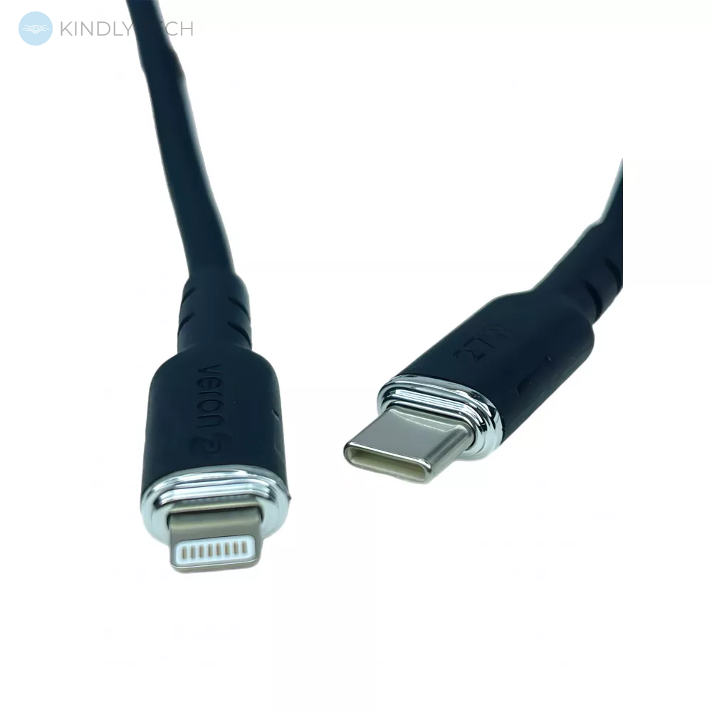 Кабель USB C to Lightning 27W (1.2m) — Veron CL07 Silicon