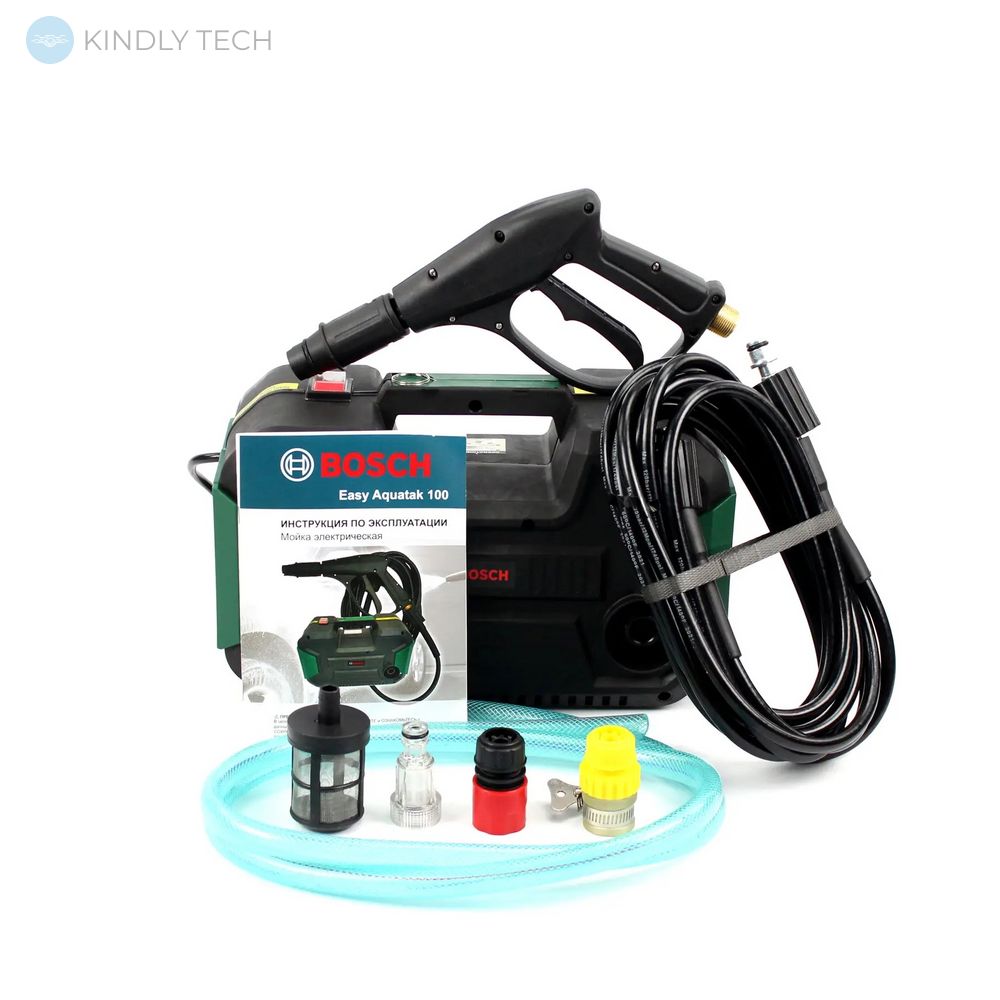 Мийка високого тиску Bosch Easy Aquatak 100 (2300 Вт, 130 бар, 360 л/год)