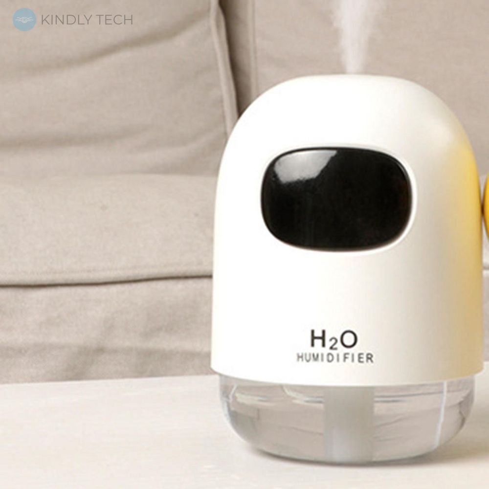 Зволожувач повітря білий h2o humidifier