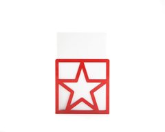 Упор для книг «Звезда» (красный), Красный