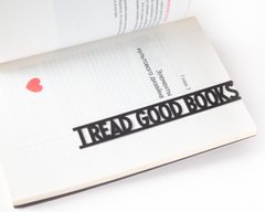 Закладка для книг «I read good books», Чорний