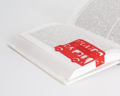 Закладка для книг «London doubledecker», Красный