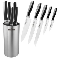 Набір ножів у срібній колоді Maxmark MK-K07 6 предметів
