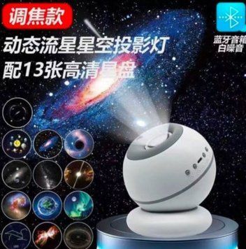 Проектор Star Projector домашній планетарій-Нічник 360&deg;, 7 слайдів