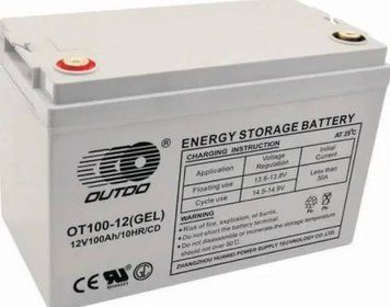 Акумулятор гелевий OUTDO OT100‑12(GEL) 12V 100Ah