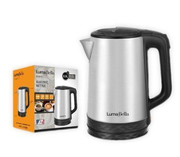 Електрочайник із нержавіючої сталі 2.3 л LumaBella B3015, 1500 Вт