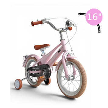 Дитячий велосипед Hello Baby NN515-16 з магнієвою рамою та надувними колесами 16 дюймів,Рожевий