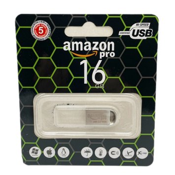 Флешка в ударостойком корпусе AMAZON PRO 16GB MINI FIT для компьютера и ноутбука